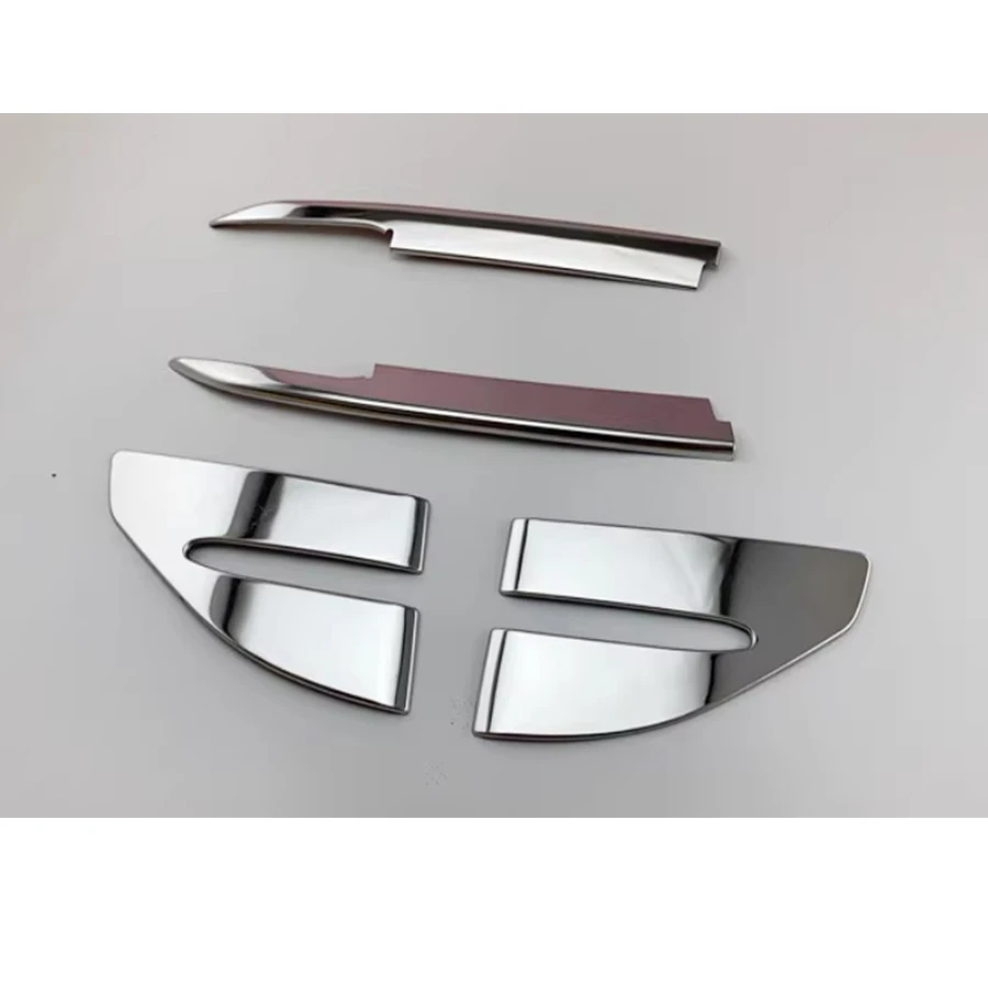 4Pcs Stainless Steel Car Accessory For Mazda Atenza 2020 Car Front Grill Grille Trim Strips Sticker Car Styling