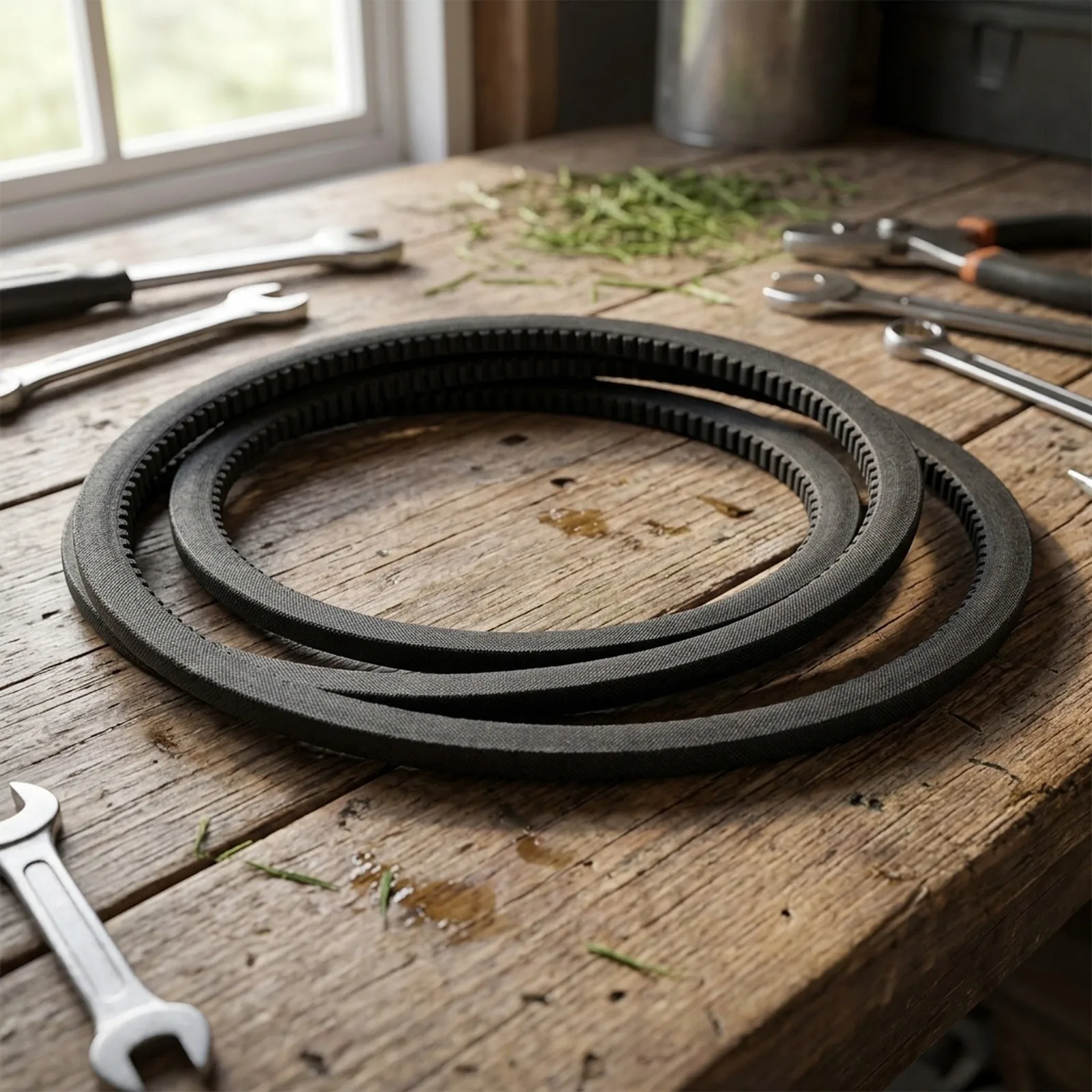 for Lawn Mower Deck Belt Replacement for Lawn Mower Belt Consistent Power Delivery Easy To Install Efficient Power Transmission