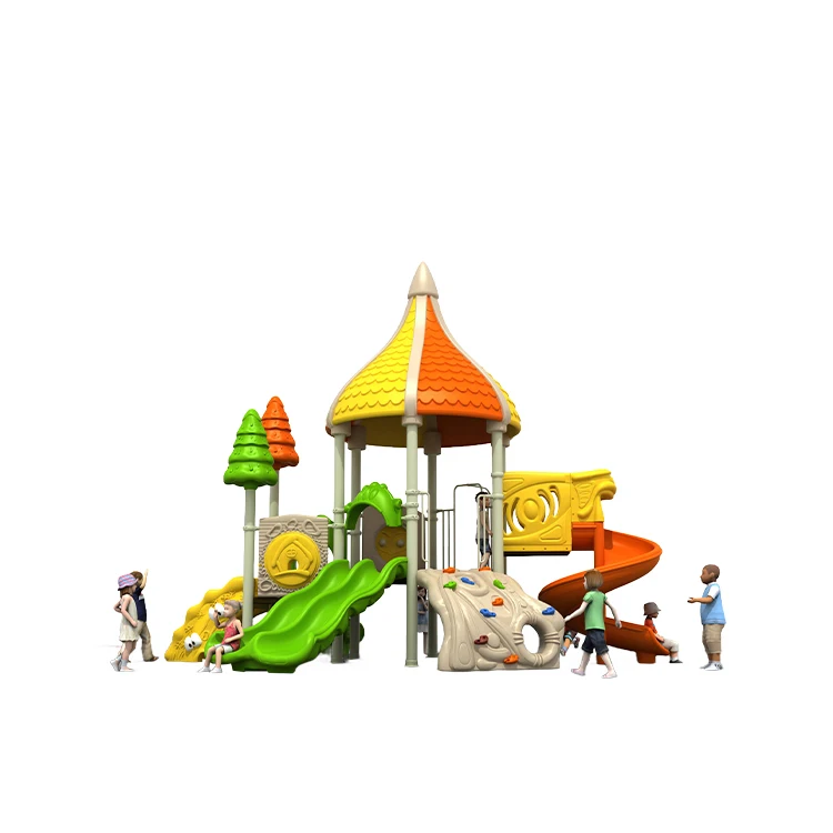 Playhouse Toys Plastic Slide Playground Large Outdoor Amusement Equipment Outdoor Slide for Kids