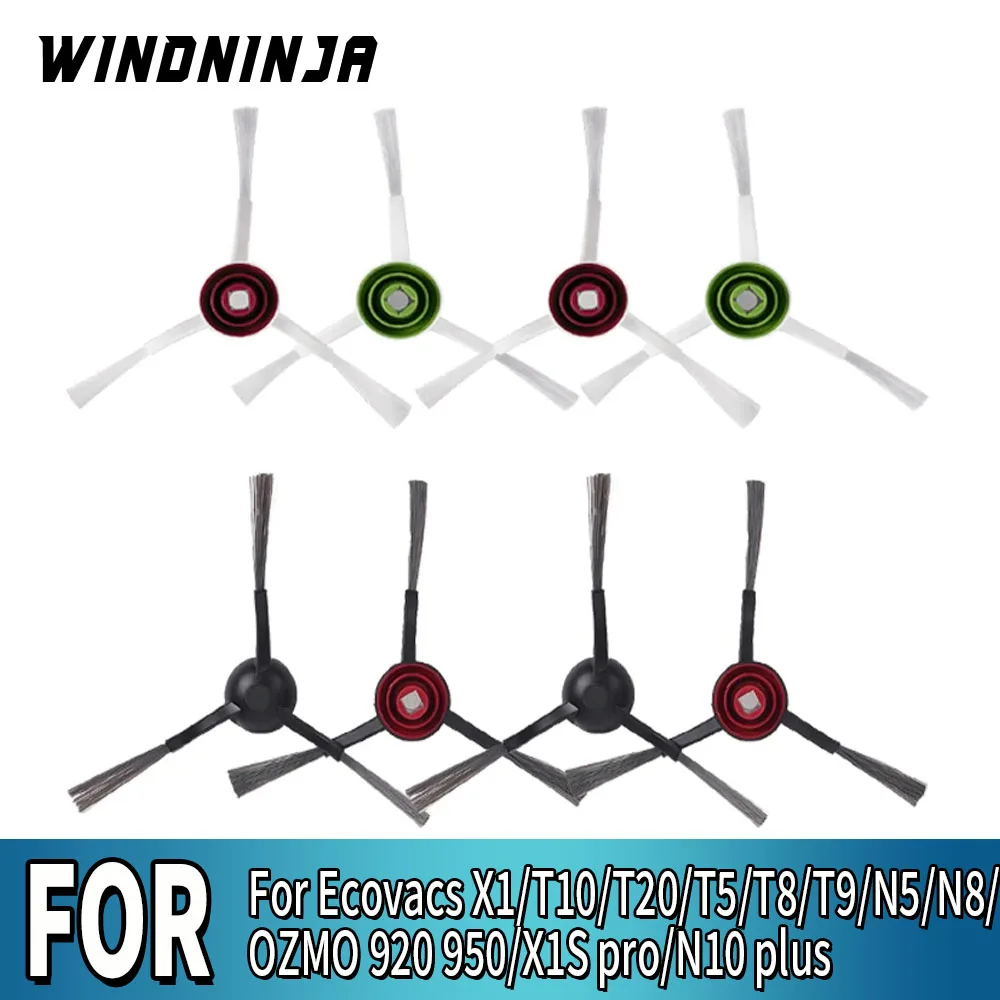 Vacuum Cleaner Side Brushes For Ecovacs Deebot T5/T8/T9/N8/N5/N10 PLUS/T10 OMNI/TURBO X1 OMNI TURBO X1S PRO/T20 OMNI T9+ Parts