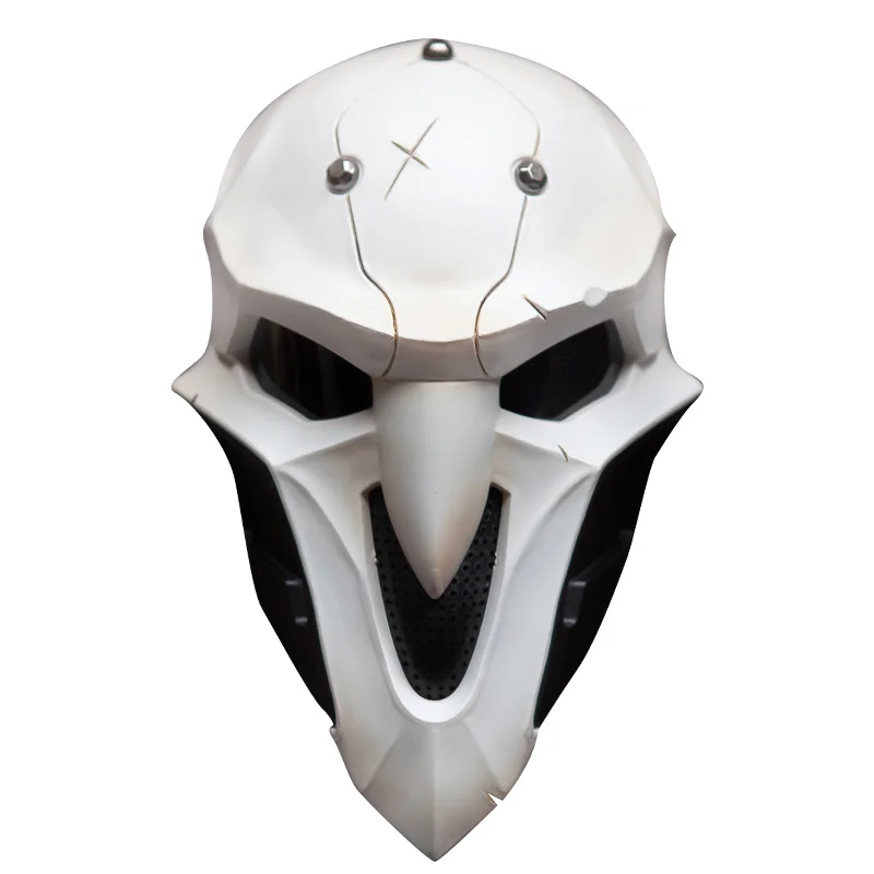 Steam Game OW Mask Cosplay Overwatch Horror Death Gabriel Reyes Reaper Helmet Halloween Masquerade Party Costume Prop Gift