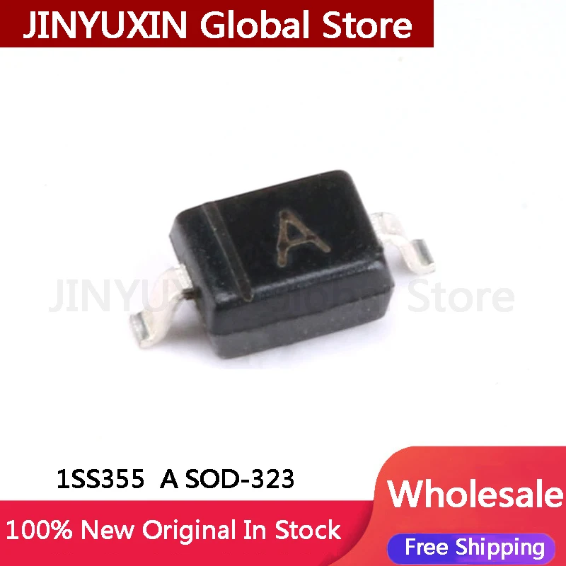 200Pcs 1SS355 A SOD-323 80V 100mA surface mount switch diode Wholesale