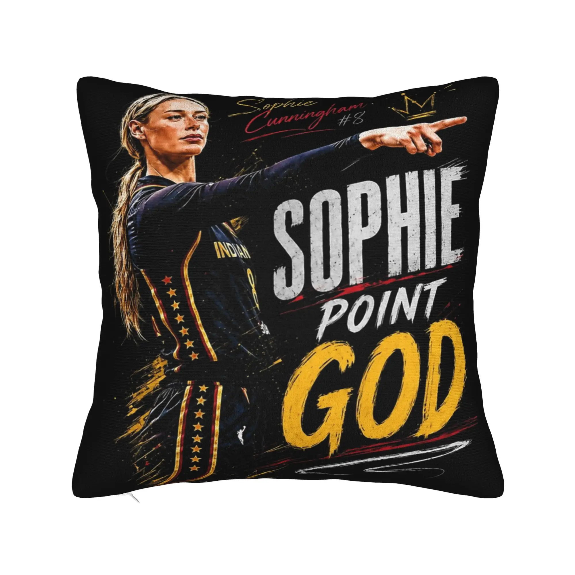 Sophie Cunningham Point Good Meme  Pillow Cover Merch Printing Cushion Cover Decorations  Pillow Case Cover Home Multi Size