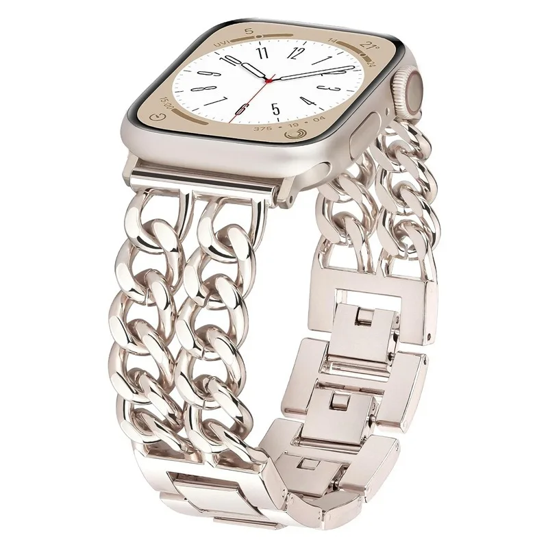 

Luxury Elegant Women Bracelet Stainless Steel Strap For iWatch Ultra Series 8 7 6 5 4 3 Band 49mm 41mm 45mm