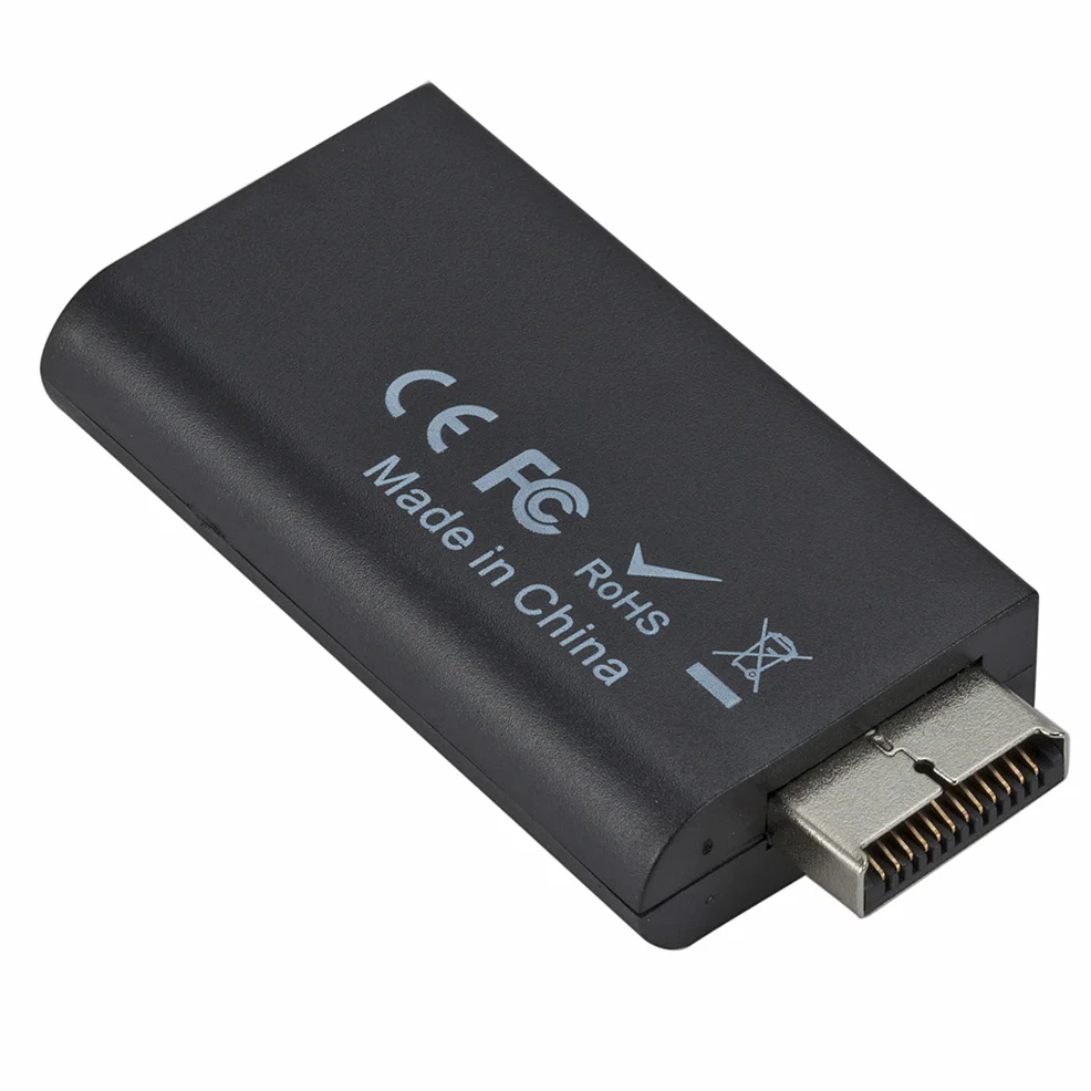 PS2 to HDMI-compatible Audio Video Converter Adapter 480i/480p/576i with 3.5mm Audio Output for All PS2 Display Modes