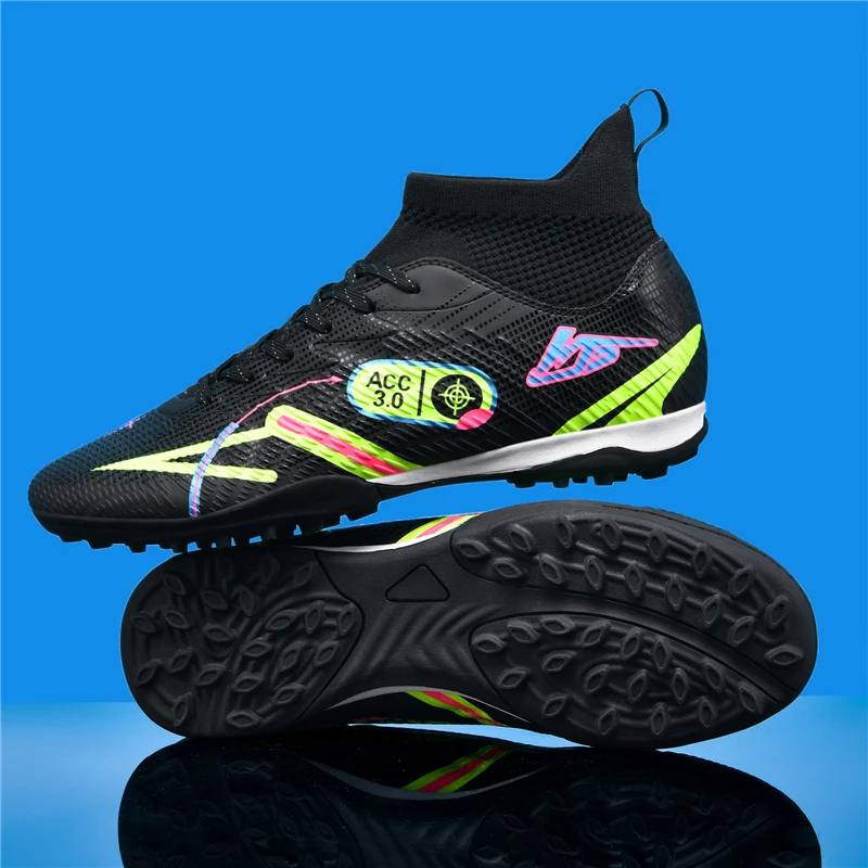 

Soccer Cleats for Mens Womens Football Shoes Turf Soccer Shoes Indoor Athletic High-top Football Cleats Sneakers TF