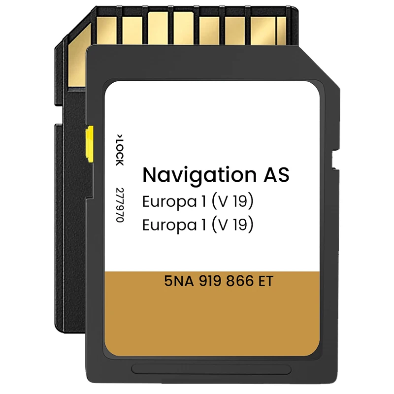 2024 for Volkswagen MIB2 V19 32G Maps SD Card Volkswagen Satellite Navigation SD UK + Europe Car GPS SD Card