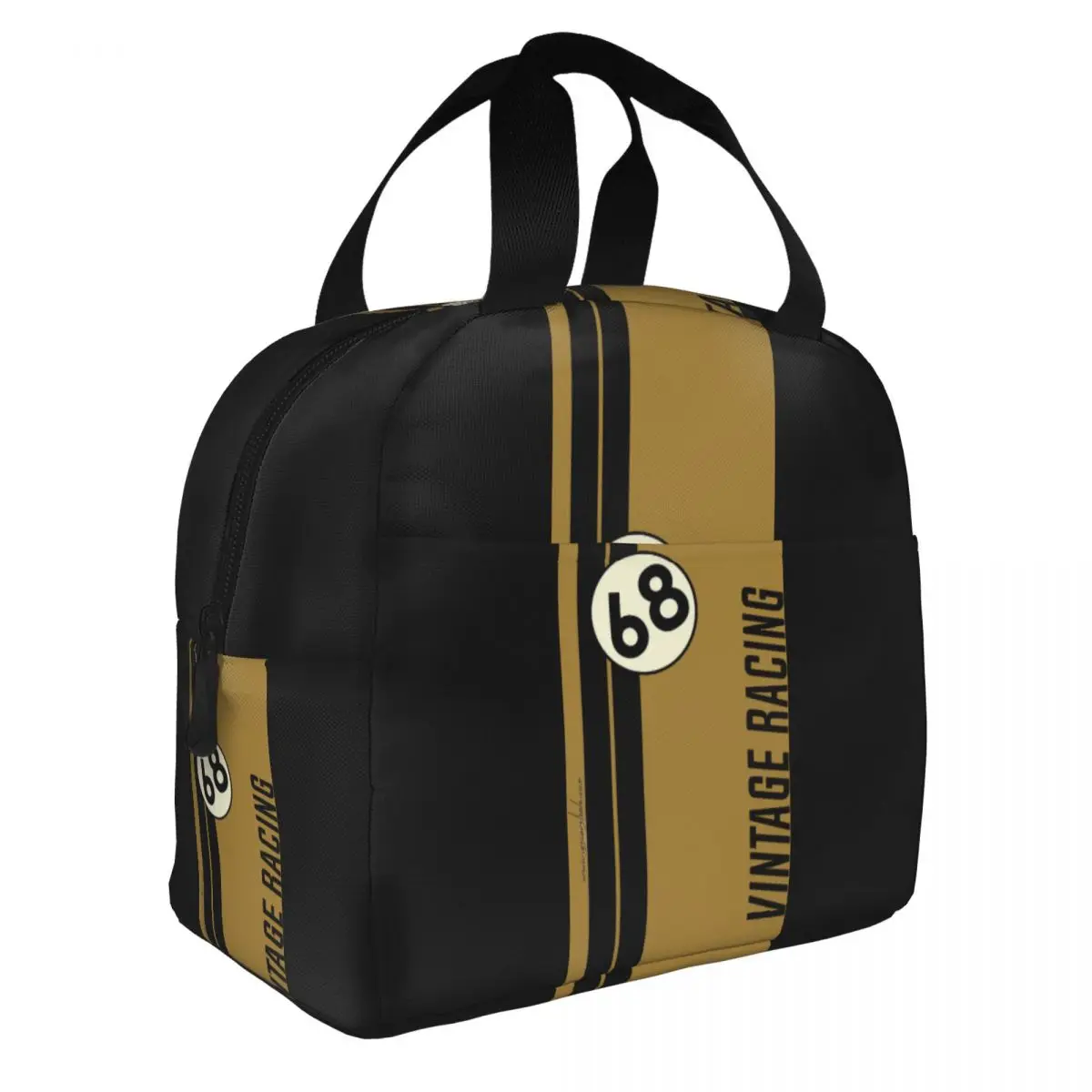 68 Racing Car Thermal Insulated Lunch Bags Women Resuable Lunch Tote for Work School Travel Multifunction Food Box