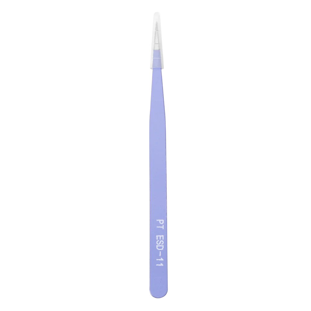 1pcs Anti-Static Excellent Quality Tweezers Bend Long Nose Cross Tweezers For Intersperse Beads Jewerly Tools Sewing Accessories