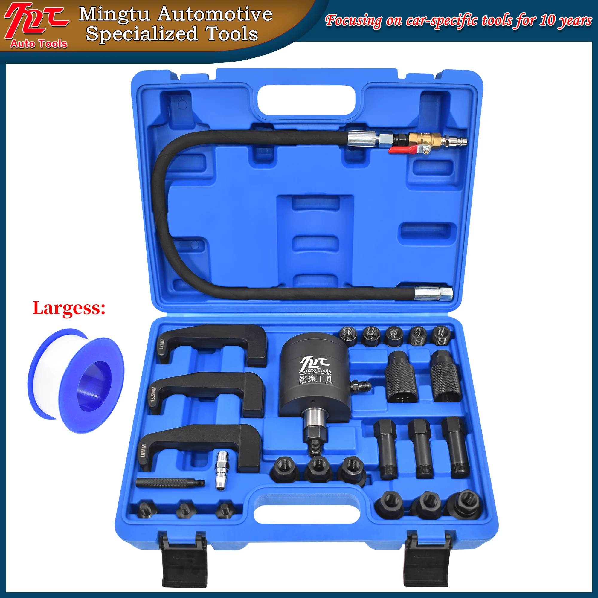 

Pneumatic Diesel Injector Removal Tool Suitable for Mercedes-Benz, Bosch, Siemens 1000N V80, Daf G10 Pulling