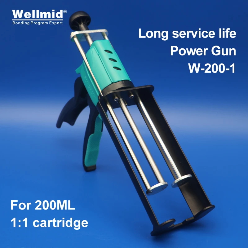 Imagem -03 - Araldite-ab Power Pistola de Calafetagem Manual Dispensador de Mistura Loctite 2011 Pistola Metálica Cartucho 1:1 200ml