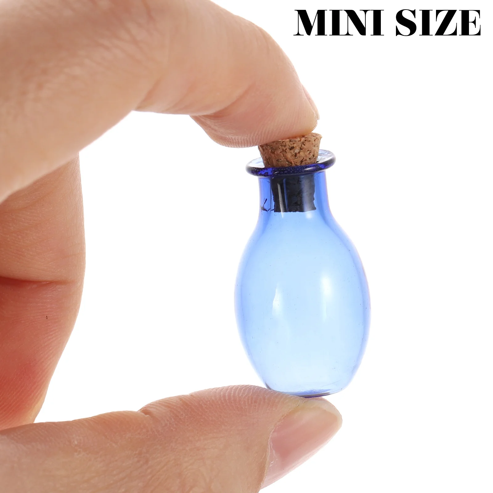 10 Pcs Mini Glass Bottle Decorative Bottles Drifting Jar Craft Projects for Adults Ornaments Tiny