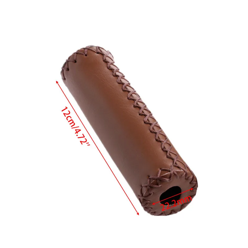 Bike Accessories 1Pair Bicycle Cycle Leather Handlebar Grip Bike Handle Bar End Grips Mountain mtb grips eliptica magnetica