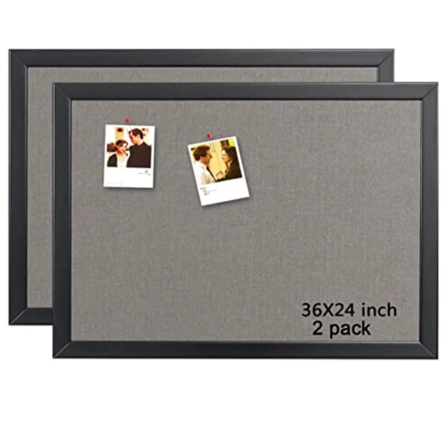 

Cork Board Bulletin Board 24 x 36 Inch Cork Boards for Walls Large Cork Board for Office School and Home with Imported Solid Wo