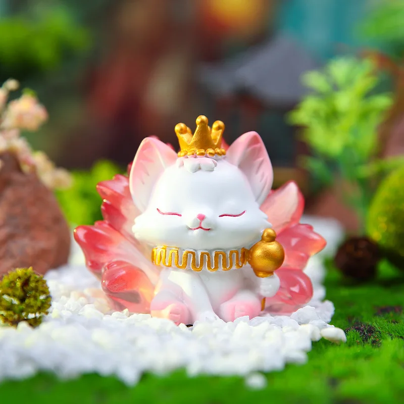 Ancient Nine Fox Shanhai Series Blind Bag Kawaii Action Anime Mystery Figure Toys Surprise Box Caixas Supresas Gifts for Kids