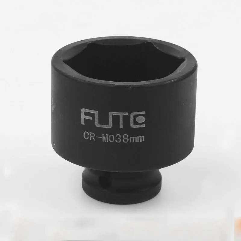 Imagem -05 - Soquete Hexagonal de Impacto de ar Pesado Soquetes de Furo Quadrado Métrica de Pontos 46 mm 41 mm 38 mm 36 mm 34 mm Tool 12.5 mm 2