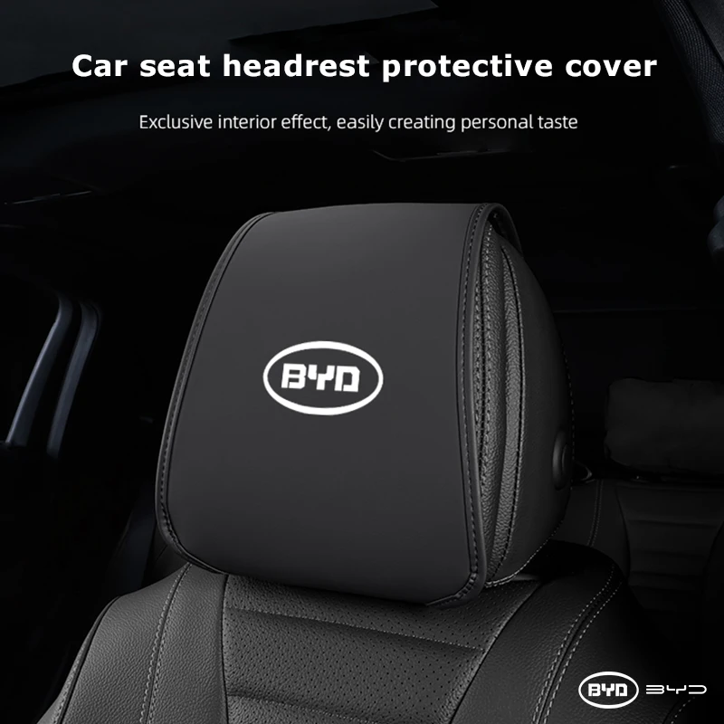 2Pcs Leather Car Se… - image