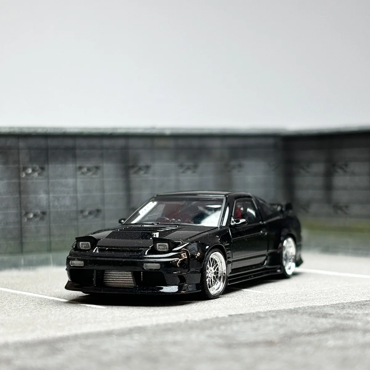 1:64 Scale Nissan S13 Silvia Modified Alloy Car Model Ornament