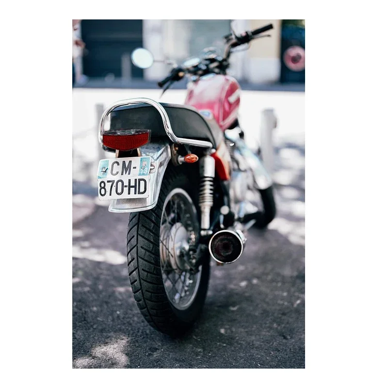 LINGQI RACING Motorcycle LED Tail Light Rear Brake Warning Lights Waterproof Taillight Lamp For Universal Electric Bicycle