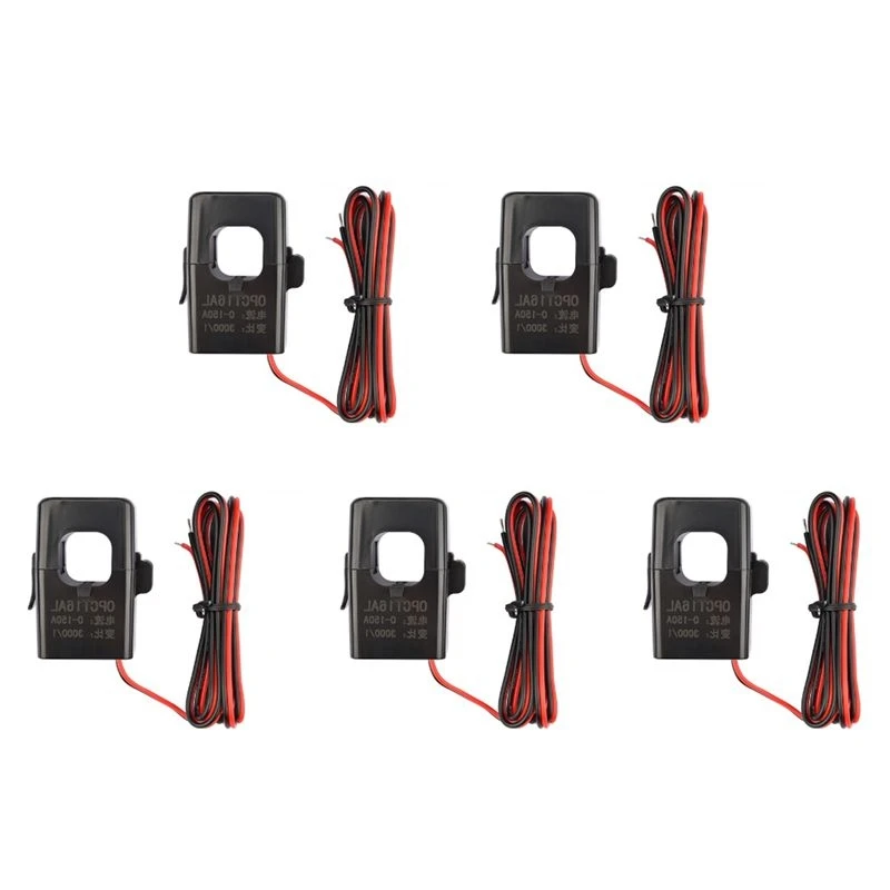 [ Lightweight】 5X High Frequency Split Core Current Transformer OPCT16ATL 3000/1 AC CT Clamp On Current Transformer