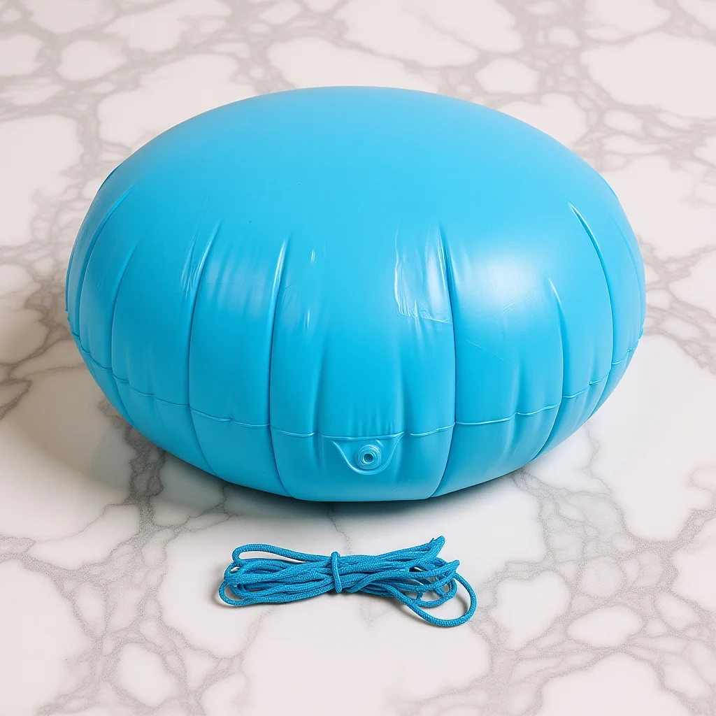 1 قطعة وسادة مستديرة قابلة للنفخ قسط بركة إغلاق وسادة لحمامات السباحة فوق الأرض الشتاء عدة امتصاص ضغط الجليد صعبة