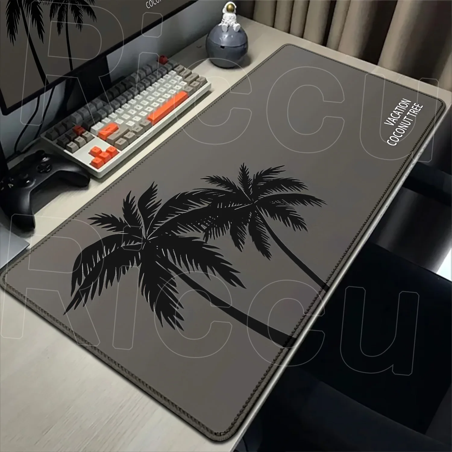 

Coconut Trees XXL Desk Pad Mousepad Non-Slip Rubber Desk Mat for Gaming and Office Keyboard Gaming Mouse Mats Desk Accessories