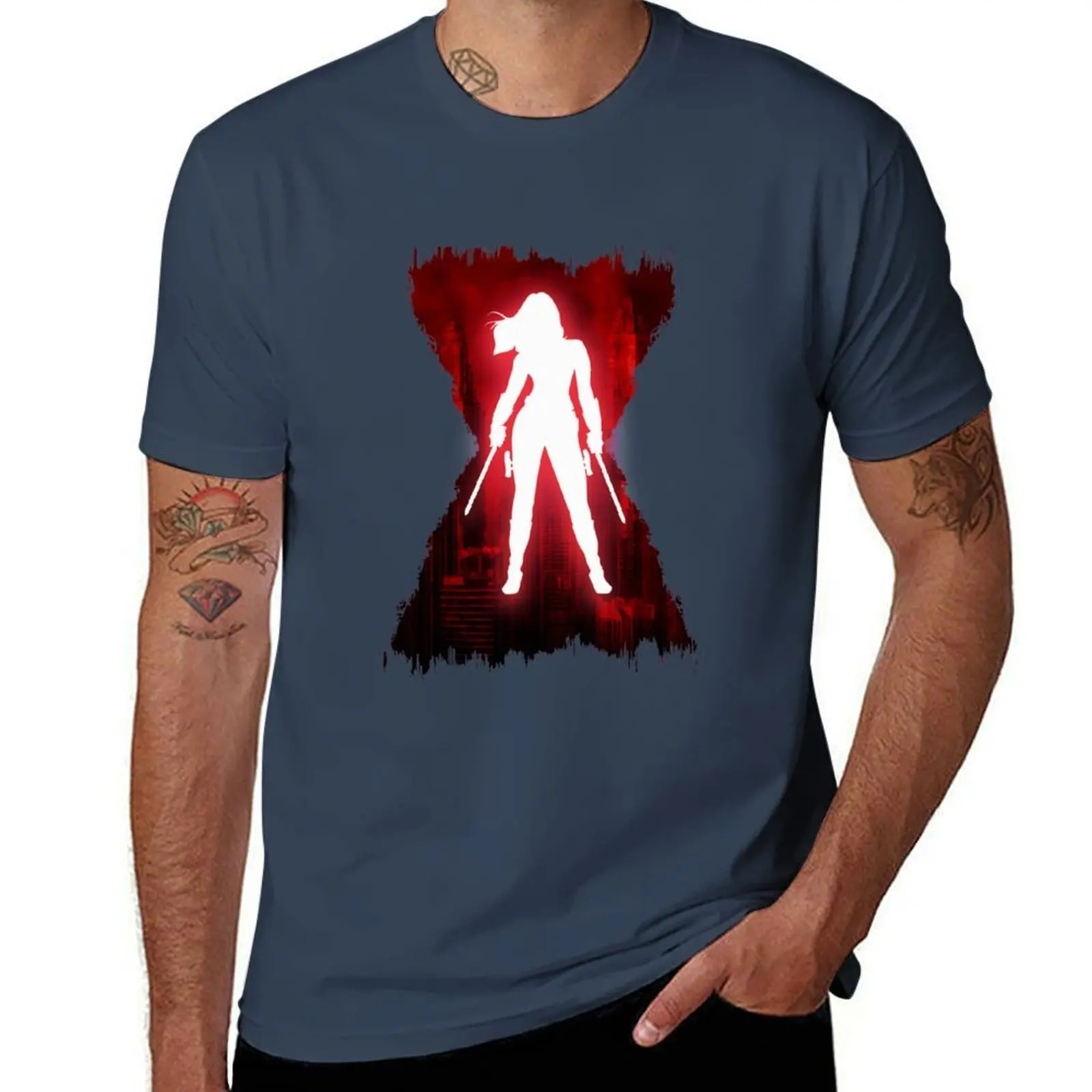

The Widow Natasha| Perfect Gift T-Shirt Basic Comfort Fit T-Shirt for Men