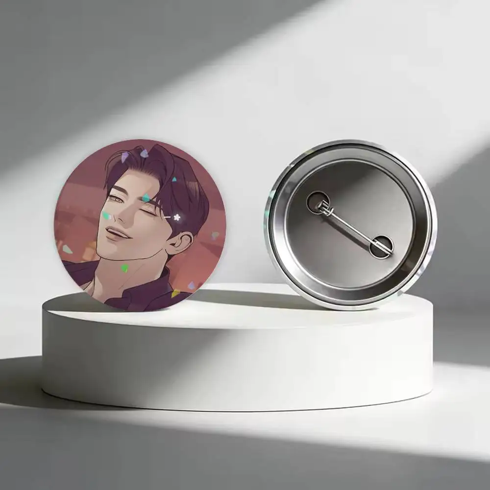 BL Drama Manhwa P-Pearl B-Boy  Button Pins Backpack Clothing Decor Brooch Badge Jewelry Gifts for Kids