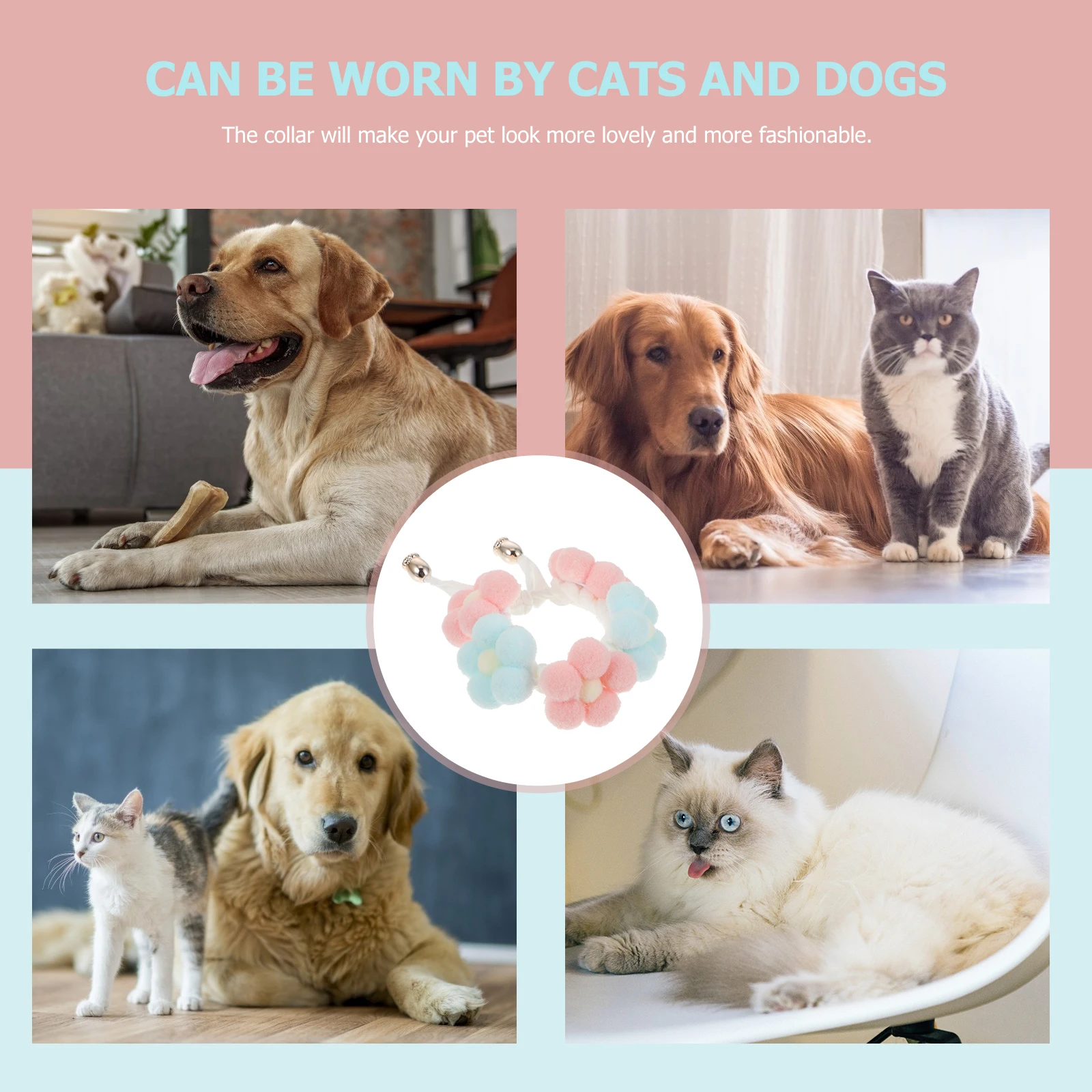 

Exquisite Handmade for Kitten Dog Lightweight Adjustable Decorative Blue Small Cute Fashionable Durable Comfortable Pet for Cat