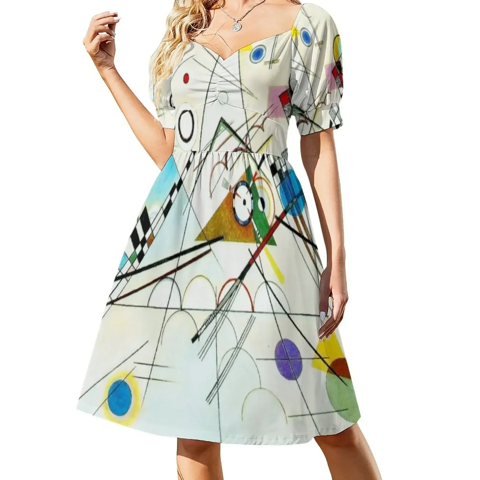 

Study for Composition VIII - Wassily Kandinsky Abstract Art Short-Sleeved Dress dresses korean style prom dress 2025 Dress