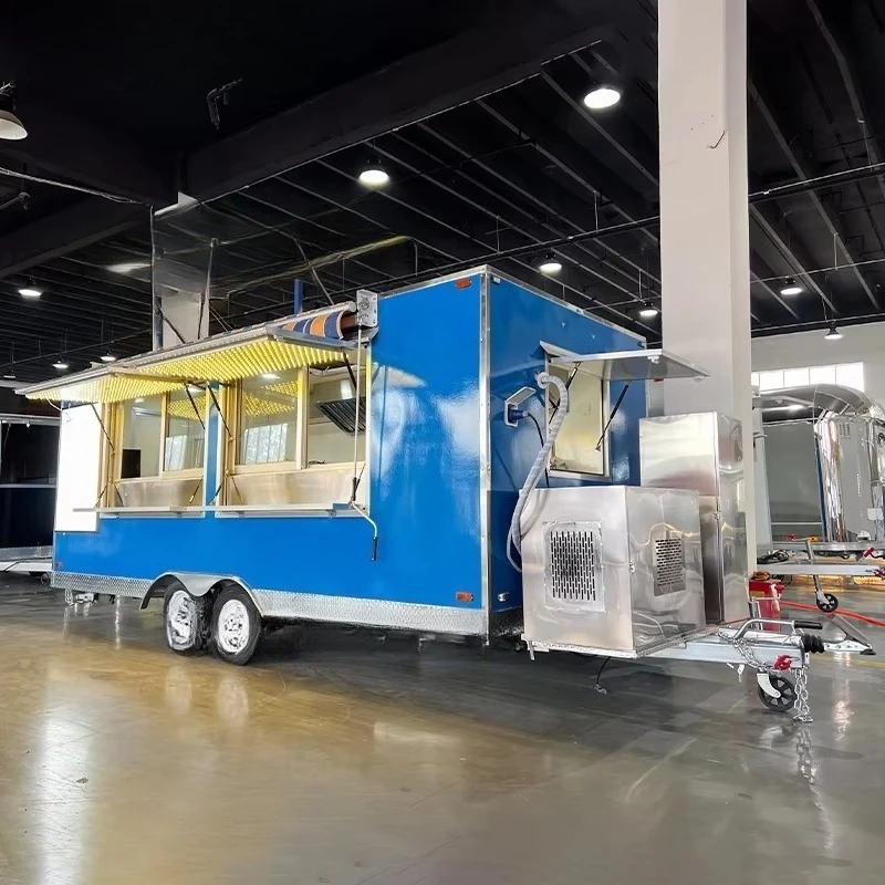 Mobile Food Trailers, Such As Snack Ice Cream Trucks, Hot Dog Trucks, Burger Trucks, with High Quality and Low Price