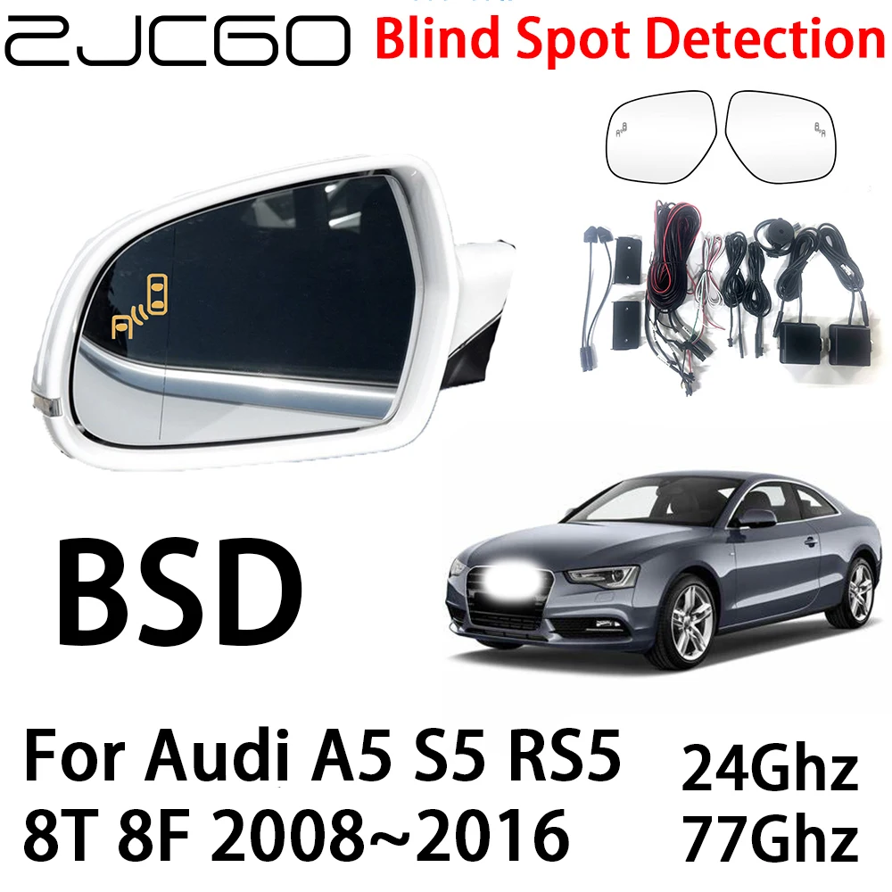 ZJCGO Car BSD Radar Warning System Blind Spot Detection Safety Driving Alert for Audi A5 S5 RS5 8T 8F 2008~2016