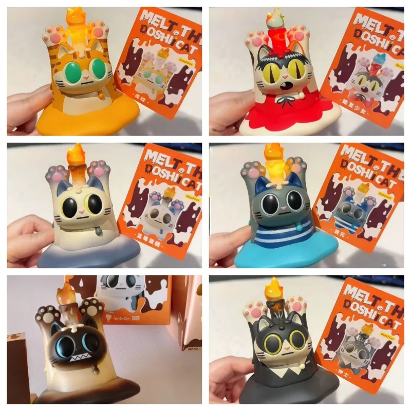 สินค้าใหม่ ชุดเทียนแมวซน ซีรีส์แมวซน กล่องสุ่ม ของตกแต่งน่ารัก ของประดับตกแต่งห้องนอน โต๊ะทำงาน แสงเทียน ไฟกลางคืน