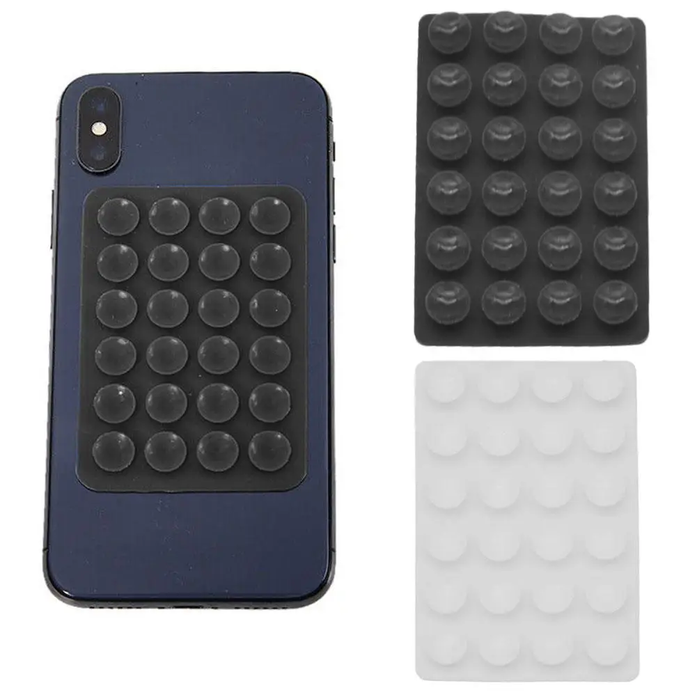 1 PCS Sticker Suction Cup Phone Holder Silicone Cup Mat Smartphone Wall Stand For Glass Ceramic Tiles Smooth Walls
