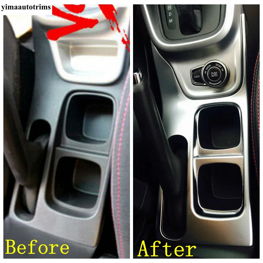 

Central Control Gear Shift Water Cup Panel Decoration Cover Trim For Suzuki Vitara Escudo 2015 - 2023 Matte Accessories Interior