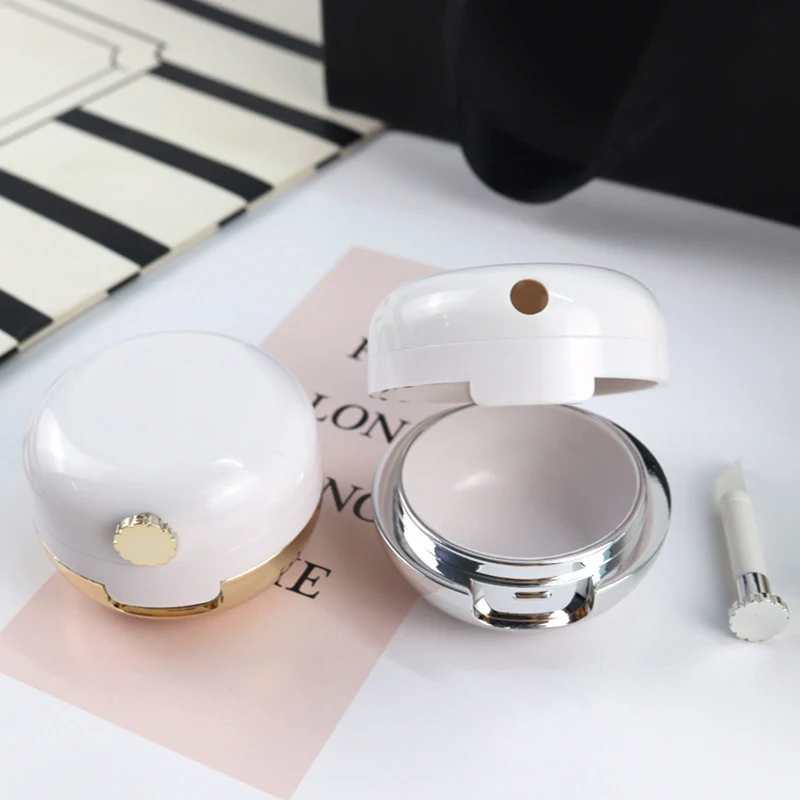 13ml Portable Lip Scrub Jar with Silicone Brush Pocket Mirror Lip Protector Travel Sample Container for Lip Film