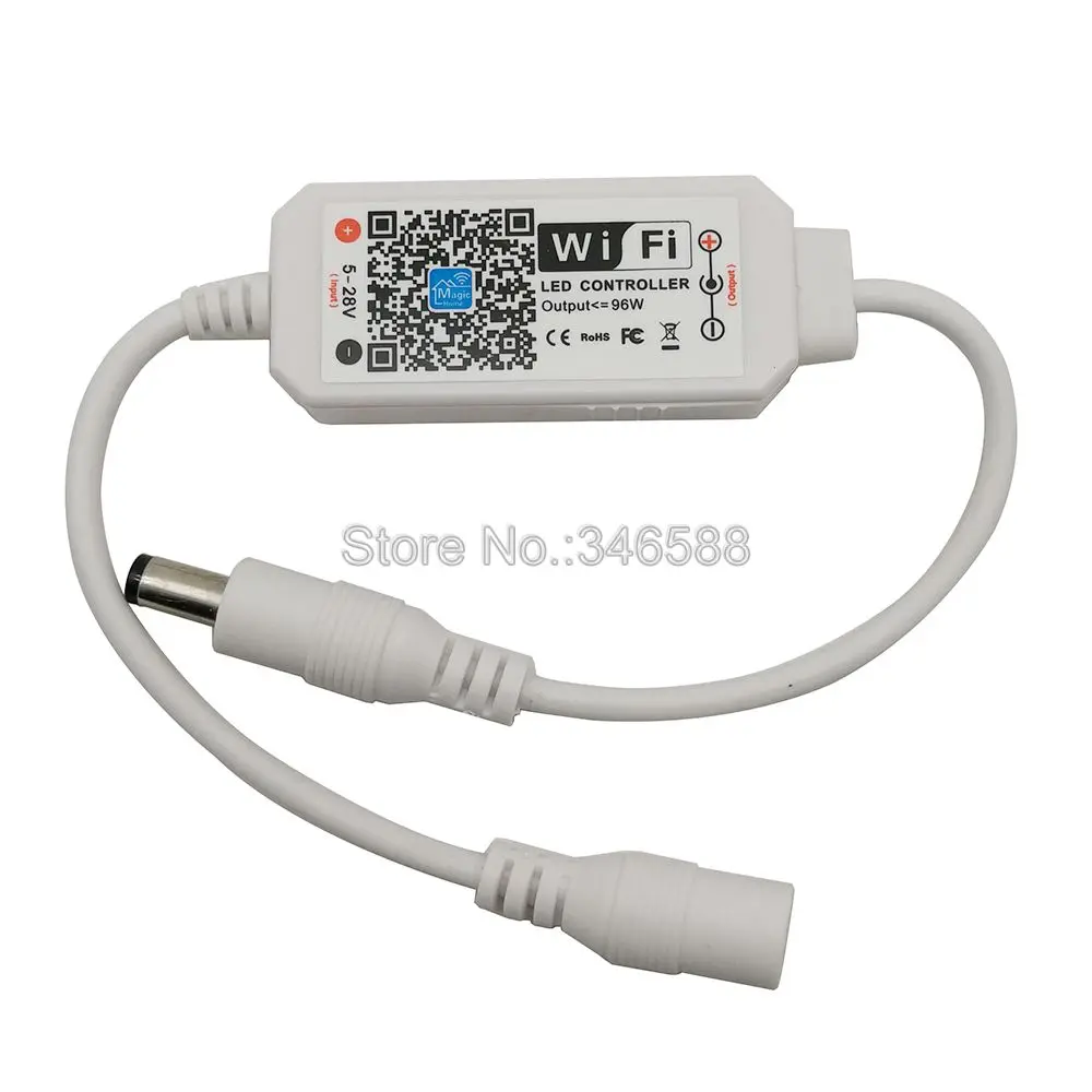 Magic Home DC 12V 24V Wireless Mini Wifi Dimmbare Controller Einfarbige LED-Controller für LED-Licht leiste