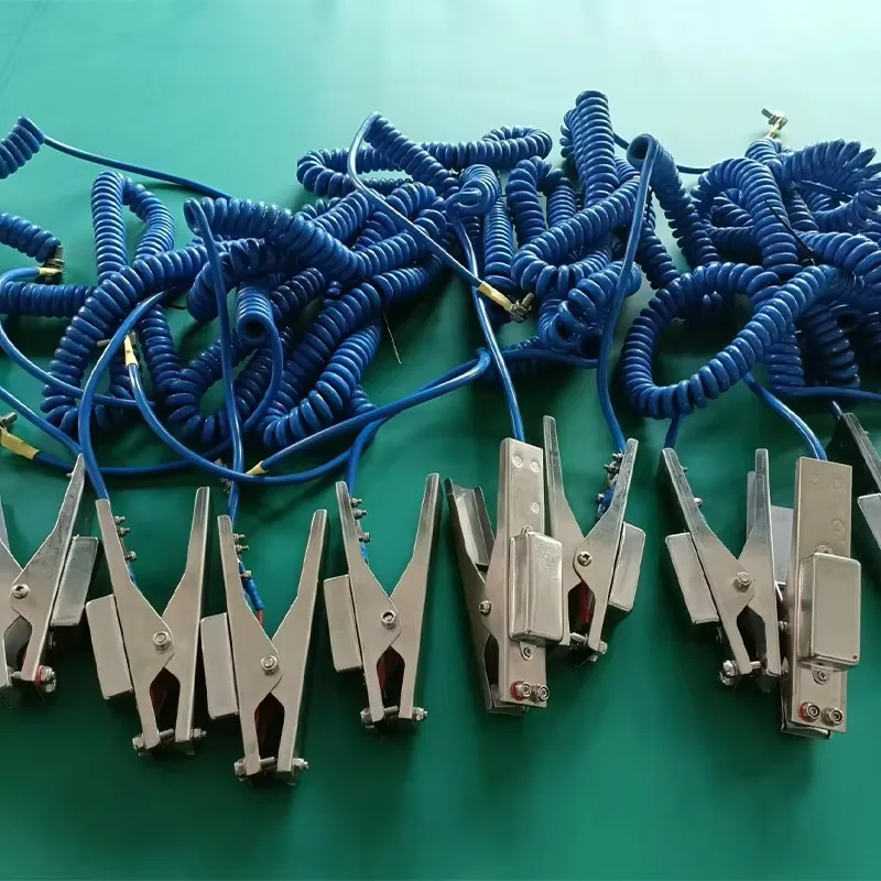 Gas Station Canned Unloading Intrinsic Safety Explosion-proof Sound Light Static Grounding Alarm Clip