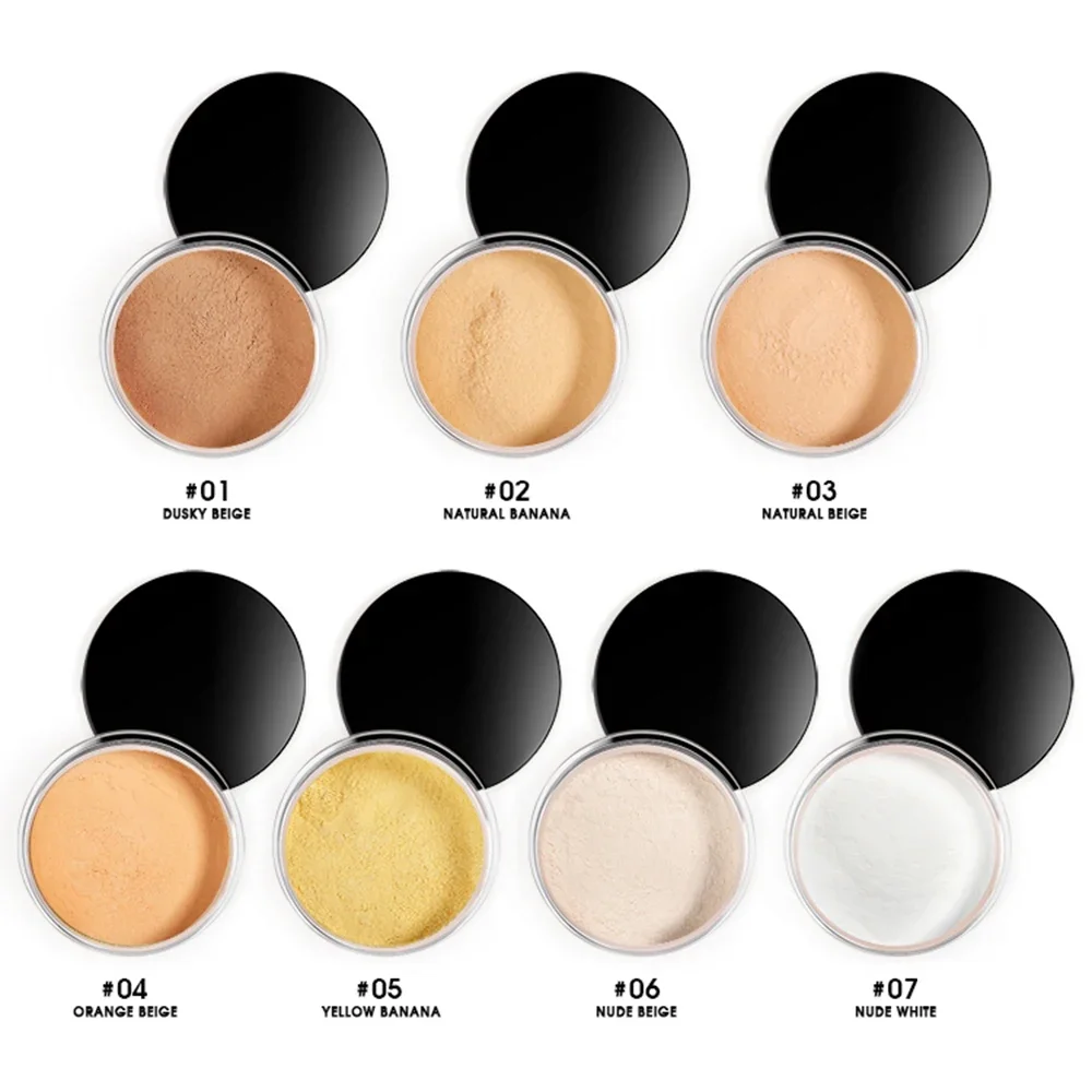 Private Label 12g Setting Powder Long Lasting Oil Control Waterproof Sweat-proof Concealer Custom Logo Makeup Bulk Cruelty Free