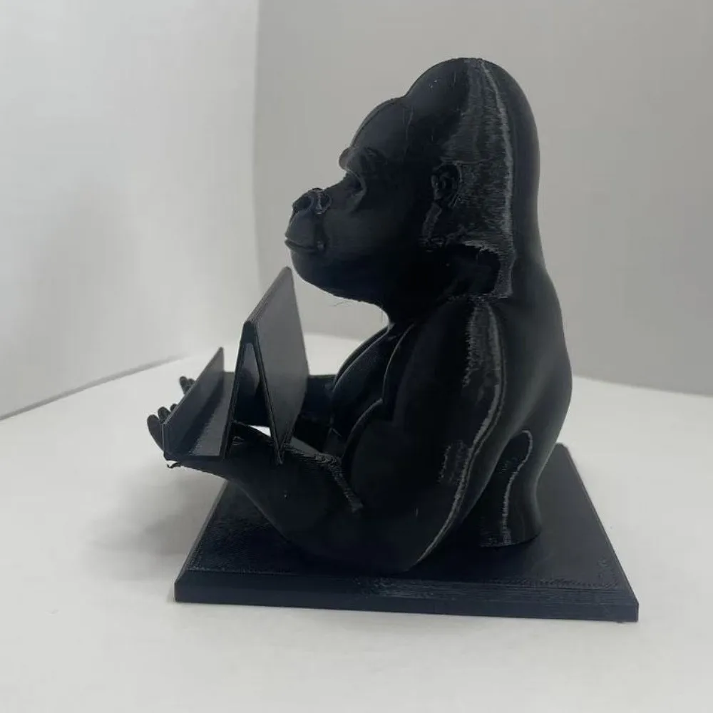 Phone Stand Funny Gorilla-Shaped Stand Creative Decorations Pen Holder 3D Printed Multi-functional Desktop Accessory Desk