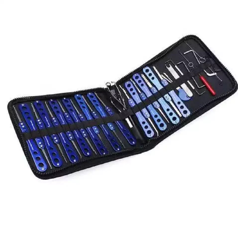 حار بيع YH1173 الفولاذ المقاوم للصدأ الأزرق هوك واحد Un ing سميث أداة اختيار مجموعة وقطف كيت