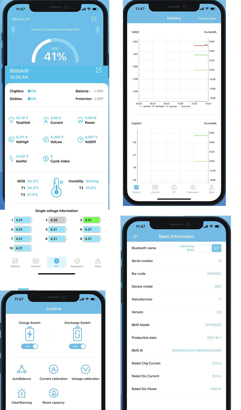JBD 4S 12V Lifepo4 LFP لوح حماية بطارية الليثيوم قافلة تخزين الطاقة 100A 150A 200A ذكي BMS 3.2V بلوتوث APP