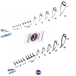 Original Fuji LC Guide Kit for Light Boat Rod and Leatherfish Fishing Rods High quality Guide Set Combo Free Shipping