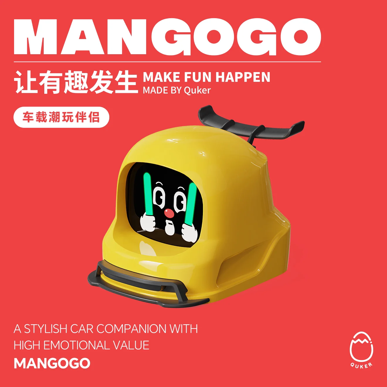 

Mangogo New Car Mounted Robot Electronic Pet Racing Series Set Creative Trendy Toy Car Dashboard Ornament Ideal Gift For Friend