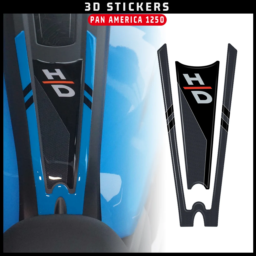 For PAN AMERICA 1250 PA1250 PANAMERICA1250 2020 2022 Stickers Frontal protection fork Sticker 3D Protector Decoration kit