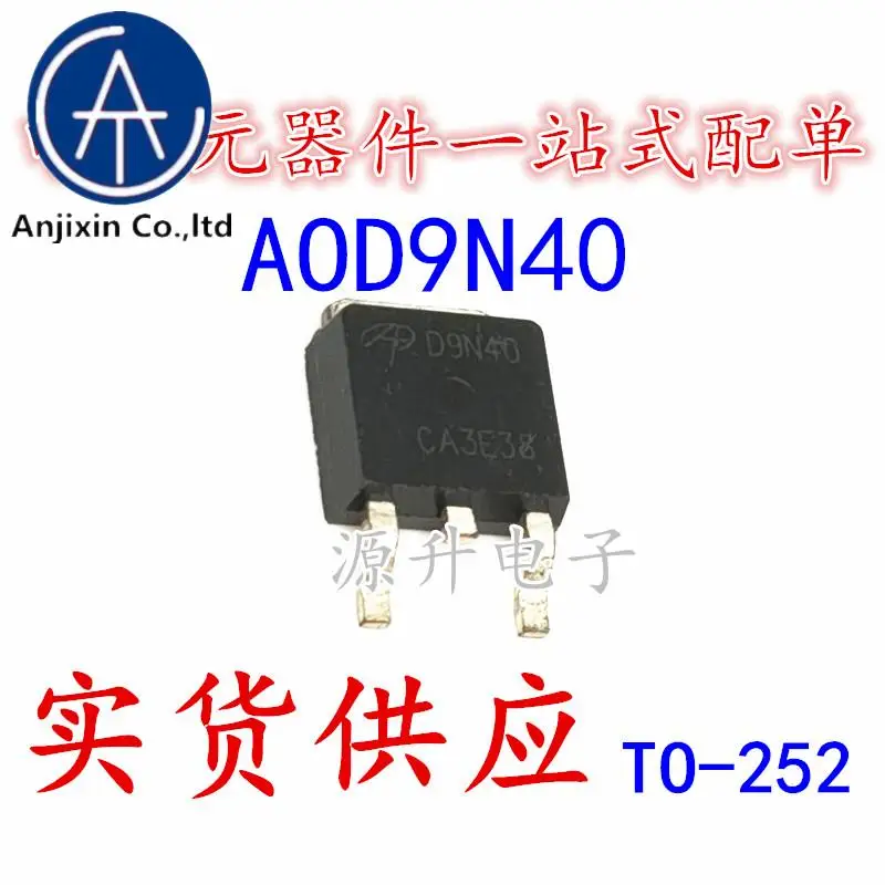 30 pz 100% nuovo originale AOD9N50 D9N40 tubo MOS effetto campo TO-252 N canale 9A 400V