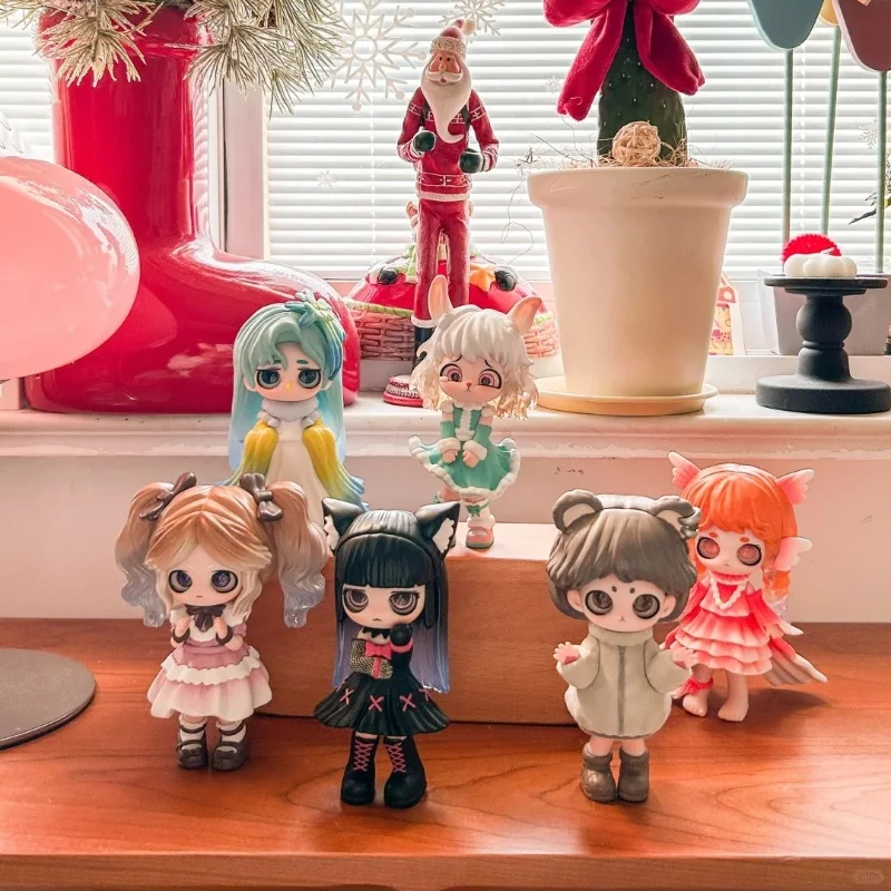 حقيقية كيكي الخيال متجر الحيوانات الأليفة سلسلة صندوق أعمى العصرية لعبة مجسمة تمثال القوطية نمط دمية سر تمثال Kawaii هدية مزخرفة #3