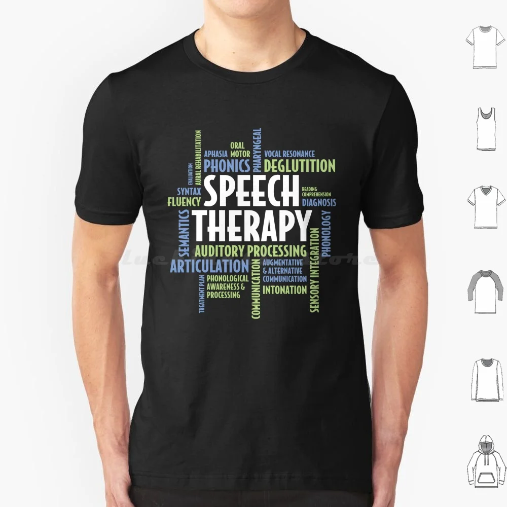 Speech Therapist Gifts For Slp Month T Shirt 6xl Cotton Cool Tee Speech Therapist Speech Therapy Slp Speech Language Pathology