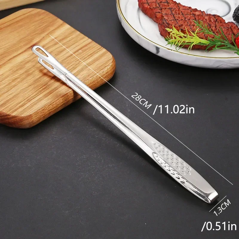 1PC koreański klips do grilla 304 klips do grilla ze stali nierdzewnej kuchnia rozszerzona żywność klips do żywności sklep z grillem specjalne naczynia do steków — zdjęcie 5
