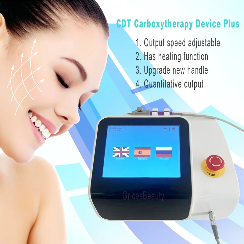 CDT CO2 Carboxiterapia Injection Device Stretch Marks Nasolabial Folds Cellulite Slimming Dark Circle Skin Tightening Machine